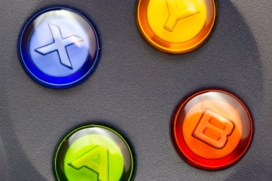 Console de videogame com controle